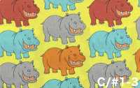 850620 Breitgewebe Happy Hippo[Textilien / Stoffe] VANCET Weitere Fotos