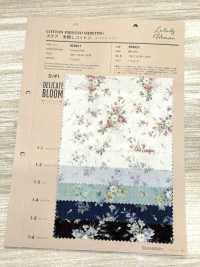 850621 Baumwoll-Lawn ungebleicht Rurudiroman Delicate Bloom[Textilien / Stoffe] VANCET Weitere Fotos
