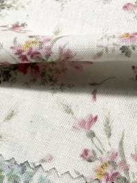 850621 Baumwoll-Lawn ungebleicht Rurudiroman Delicate Bloom[Textilien / Stoffe] VANCET Weitere Fotos