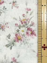 850621 Baumwoll-Lawn ungebleicht Rurudiroman Delicate Bloom[Textilien / Stoffe] VANCET Weitere Fotos