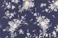 850621 Baumwoll-Lawn ungebleicht Rurudiroman Delicate Bloom[Textilien / Stoffe] VANCET Weitere Fotos