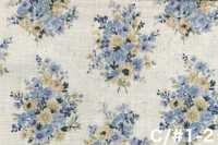 850622 Batist aus ungebleichter Baumwolle Rurudi Roman Floral Harmony[Textilien / Stoffe] VANCET Weitere Fotos