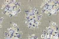 850622 Batist aus ungebleichter Baumwolle Rurudi Roman Floral Harmony[Textilien / Stoffe] VANCET Weitere Fotos