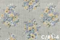 850622 Batist aus ungebleichter Baumwolle Rurudi Roman Floral Harmony[Textilien / Stoffe] VANCET Weitere Fotos