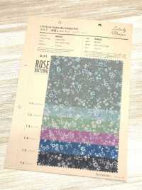 850623 Ungebleichter Baumwollbatist Luludi Roman Rose Nocturne[Textilien / Stoffe] VANCET Weitere Fotos