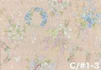 850624 Batist aus ungebleichter Baumwolle Luludi Roman Antique Bouquet[Textilien / Stoffe] VANCET Weitere Fotos