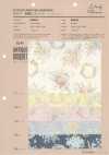 850624 Batist aus ungebleichter Baumwolle Luludi Roman Antique Bouquet