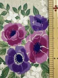 850627 Baumwoll-Leinen-Canvas Anemone[Textilien / Stoffe] VANCET Weitere Fotos