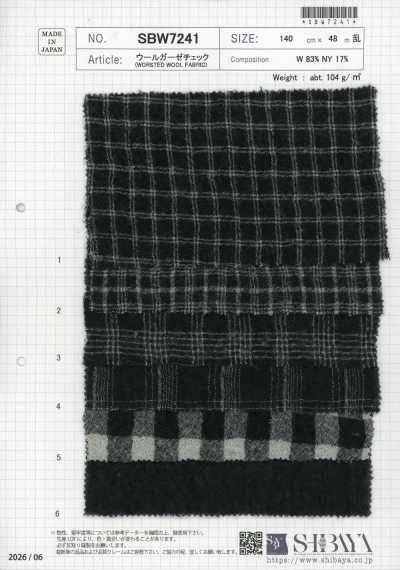 SBW7241 Woll-Gaze-Karo
