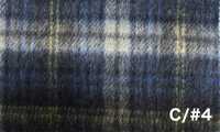 SBW3347 Gebürftes Karomuster aus Alpaka-Wollmischung[Textilien / Stoffe] SHIBAYA Weitere Fotos