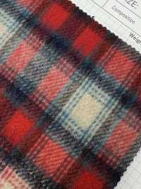 SBW8893 Gebürsteter Karo-Wollstoff aus Alpaka-Mischung[Textilien / Stoffe] SHIBAYA Weitere Fotos