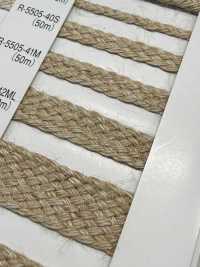 R-5505 Leinen-Serie Rayon/Jute-Geflechtkordel[Bänder, Borten und Kordeln] RIVER Weitere Fotos