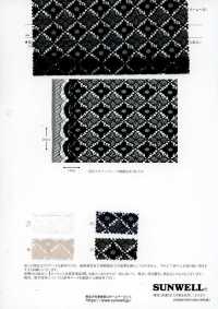 41702 Geo-Diamant-Spitze[Textilien / Stoffe] SUNWELL Weitere Fotos