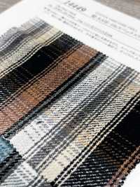 14449 Strang-KASE- 10s Spec Slub Twill Shadow-Tartan-Karo[Textilien / Stoffe] SUNWELL Weitere Fotos