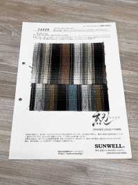 14449 Strang-KASE- 10s Spec Slub Twill Shadow-Tartan-Karo[Textilien / Stoffe] SUNWELL Weitere Fotos