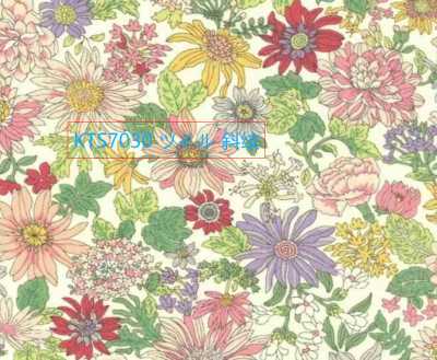 Floraler Twill-Stoff