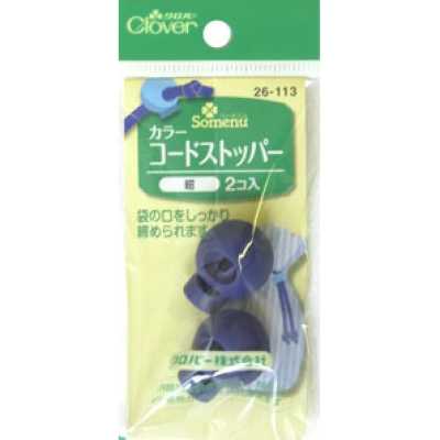 26113 Farbiger Kordelstopper <navy>
