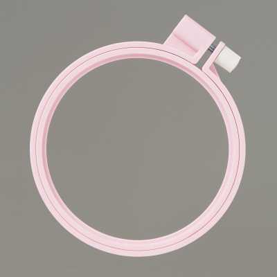 57259 Bunter Stickrahmen 10 cm <Rosa>