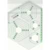 57995 Stückvorlage <Hexagon>