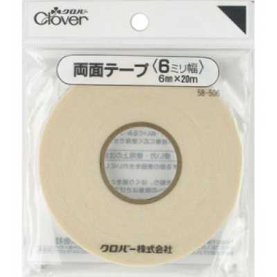 58506 Doppelseitiges Klebeband 6 mm (20-m-Rolle)
