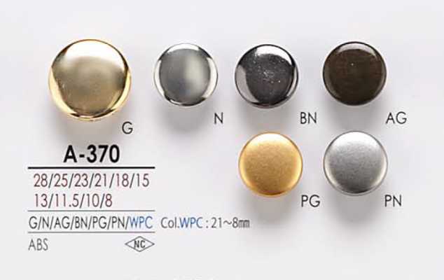 A370 Metallknopf