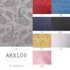 AKX100 Luxuriöses Jacquard-Futter Im Paisley-Design