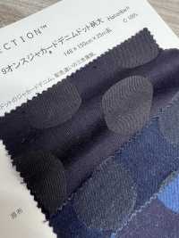 JN0704 9 Oz Jacquard Denim Dot Design Large[Textilgewebe] DUCK TEXTILE Sub-Foto