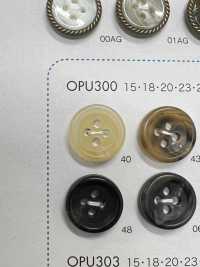 OPU300 4-Loch-Knopf Mit Harnstoffharzrand[Taste] Sub-Foto