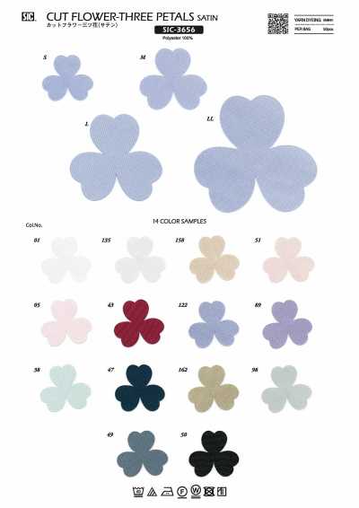 SIC-3656 Schnittblumen-Dreifachblume (Satin)