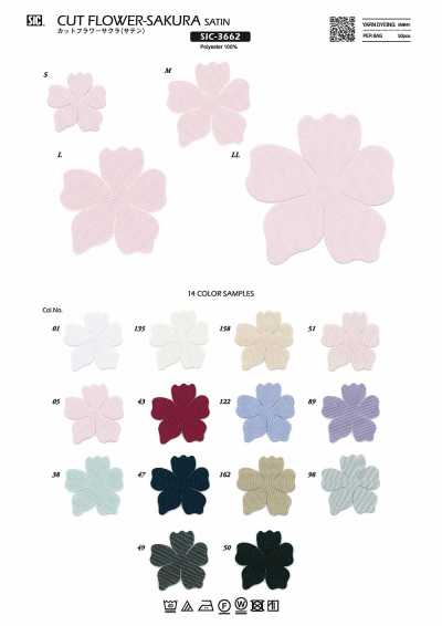 SIC-3662 Schnittblume Sakura (Satin)
