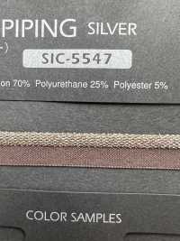 SIC-5547 Metallisches Stretchrohr (Silber) / 9mm[Bandbandschnur] SHINDO(SIC) Sub-Foto
