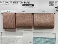 SIC-5557 Lame Taillen-Stretchband[Bandbandschnur] SHINDO(SIC) Sub-Foto