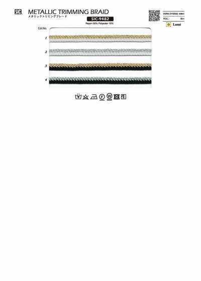 SIC-9482 Metallische Zierborte