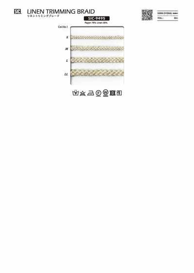 SIC-9495 Leinen-Borte