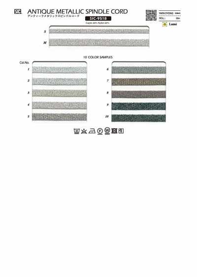 SIC-9518 Antikmetallische Spindelkordel