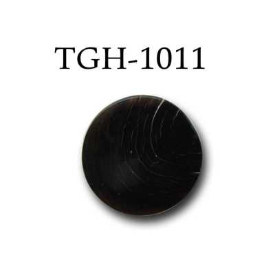 TGH1011 Original flacher Knopf aus Büffelhorn