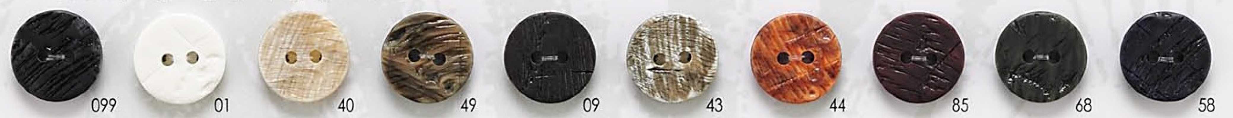 VT5005K Damen-Polyesterknopf mit 2 Löchern im Shell-Back-Stil