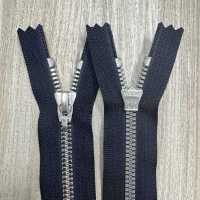 5VYXMVC-LF-SIL METALUXE® Vislon Reißverschluss Größe 5 Silberfolie Geschlossenes Ende YKK Unterfoto