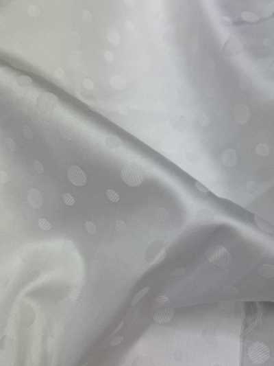 1090 Taillenfutter für formelle Kleidung, Crest-Satin, Weiß