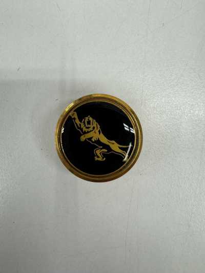309 Hergestellt in Japan, Metallknopf für Anzüge und Jacken, schwarz-goldenes Tiger-Muster