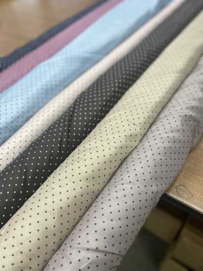 Polyester Fuji Silk Dot Lining [Outlet]