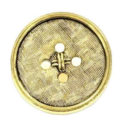617 【Outlet】Japanisch gefertigter Metallknopf für Anzüge und Jacken, Gold