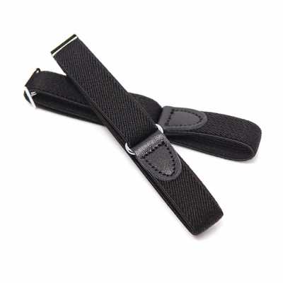 AB-BK Schwarzes schlichtes Armband