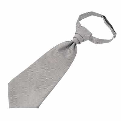 YT-01 Hellgrauer Jacquard-Euro-Krawattenpolyester, hergestellt in Japan