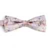 BF-ROSE-PI Krawatte Mit Schmetterlings-Print Rose Pink