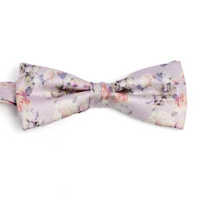 BF-ROSE-PI Fliege, Seidenprint, Rosé