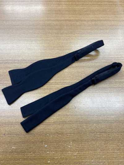 CAMT-1 Handgebundene Kaschmir-Fliege, Marineblau