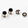 CB-1 Ohrstecker Onyx Gold &amp; Silberne Runde