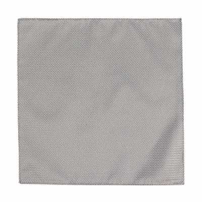 CF-01 Polyester-Jacquard-Einstecktuch Hellgrau