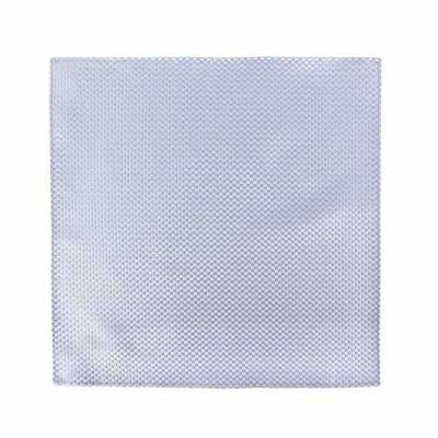 CF-27 Hergestellt in Japan Jacquard-Einstecktuch, Karomuster, Himmelblau